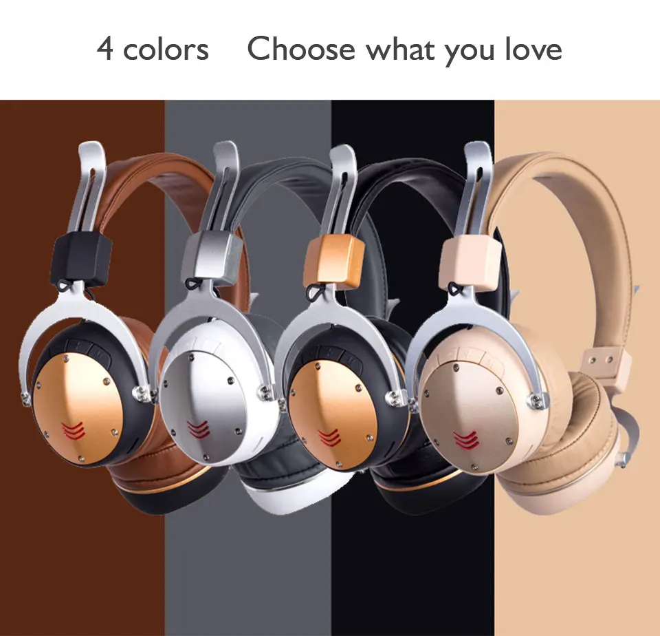 wireless Bluetooth headphones Stereo foldable headphones Audio Mp3 adjustable headphones with microphone music headphones