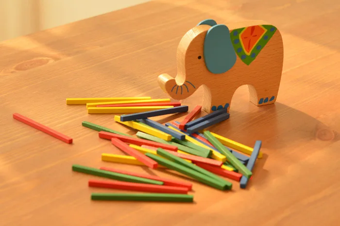 Экспорт Германия цвет палочки игра деревянные верблюд, слон баланс луч мама и папа родитель и ребенок игра детские развивающие игрушки