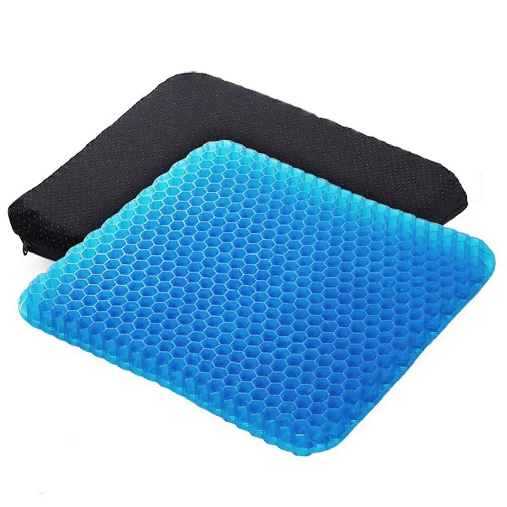 Ангушай яйцо гелевая Подушка, дышащая гелевая Подушка на стул с нескользящей крышкой для дома офиса автомобиля инвалидной коляски, соты де