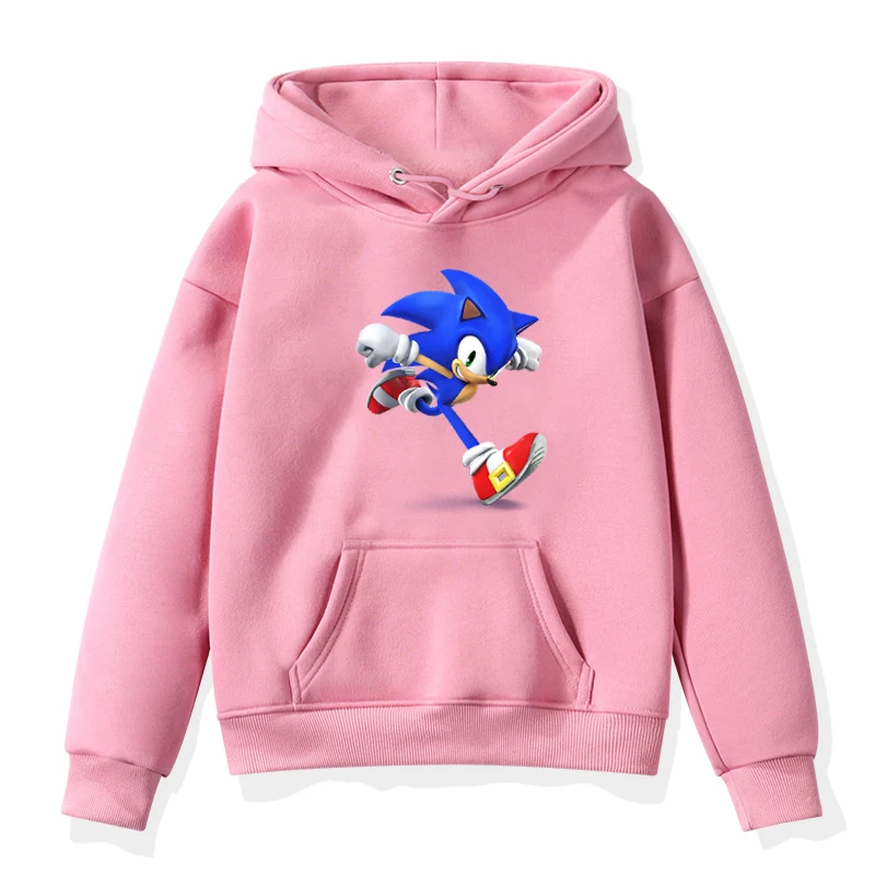 Sonic зубная щётка Для мужчин Для женщин с капюшоном для подростков, Парные толстовки пальто с новыми принтами облегающее пуловер с длинным рукавом из хлопка и Костюмы пальто