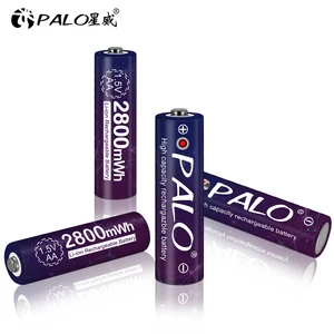 Image 2 - PALO 1.5V AA AAA batteria al litio ricaricabile AA Li ion AAA batteria per torcia giocattoli orologio lettore MP3 sostituire la batteria al litio AA