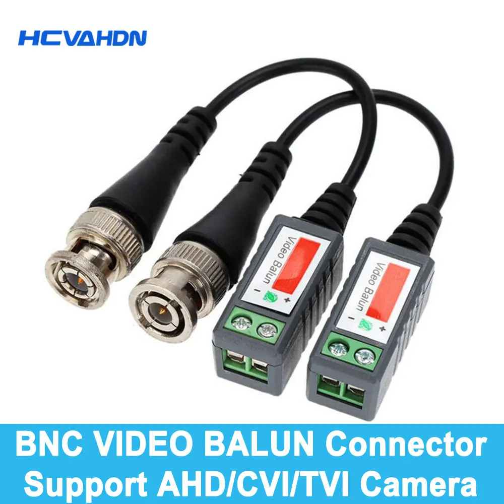 10 шт. АБС пластик CCTV Video Balun аксессуары пассивные трансиверы 2000ft расстояние UTP BNC