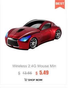 2.4G Wireless Mouse Ergonomic Sports Car Design Gaming Mause 1600 DPI USB Optical Kids Gift Creative Portable Mice For Laptop PC laptop mouse