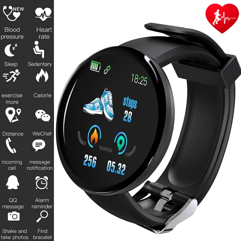 

Smart Band Bluetooth Sport Fitness Tracker Watch Waterproof Smart Bracelet Blood Pressure Measurement Inteligent Watch Man Women