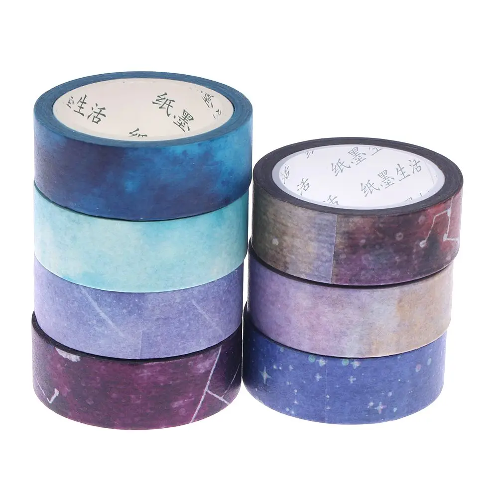 Фантастические звезды Радуга Фольга Kawaii лента Washi Скрапбукинг клейкую ленту