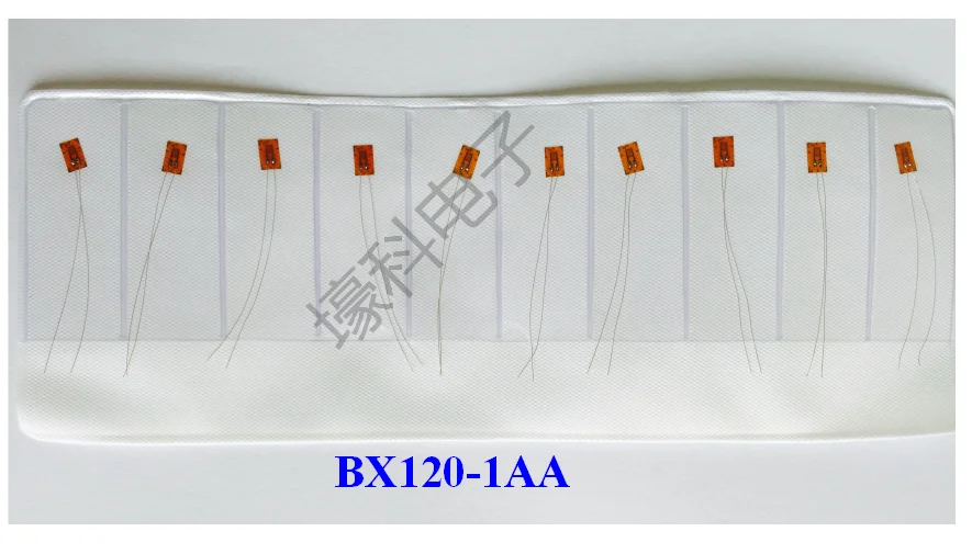 

10 Foil Resistance Strain Gauges / Strain Gauges / Room Temperature Strain Gauge BX120-1AA