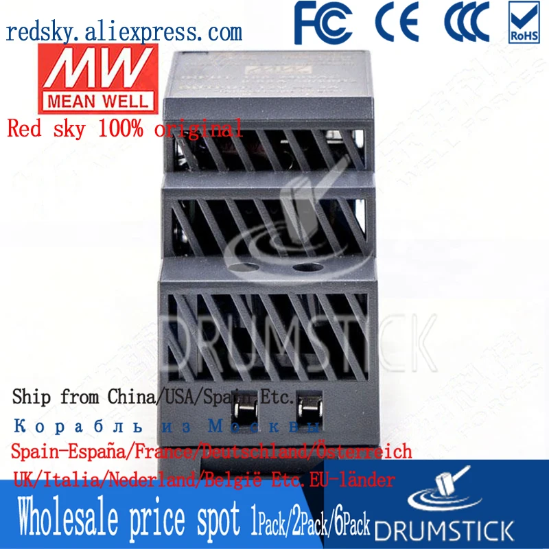 (Корабль из России) meanwell HDR-30-12 12V 2A HDR-30 24W одиночный выход промышленный din-рейку