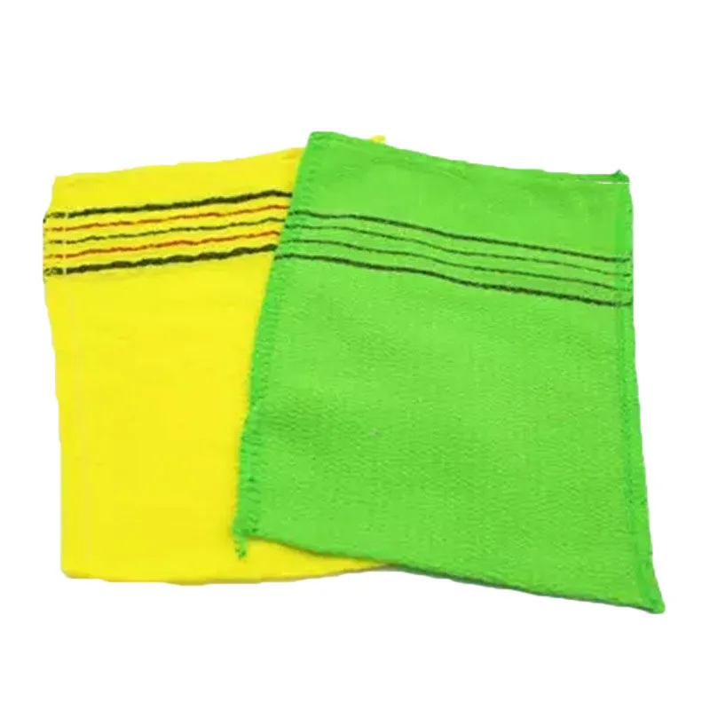 Coréen exfoliant corps gommage serviette bain italie serviette Massage soins de la peau 3 pièces ► Photo 2/6