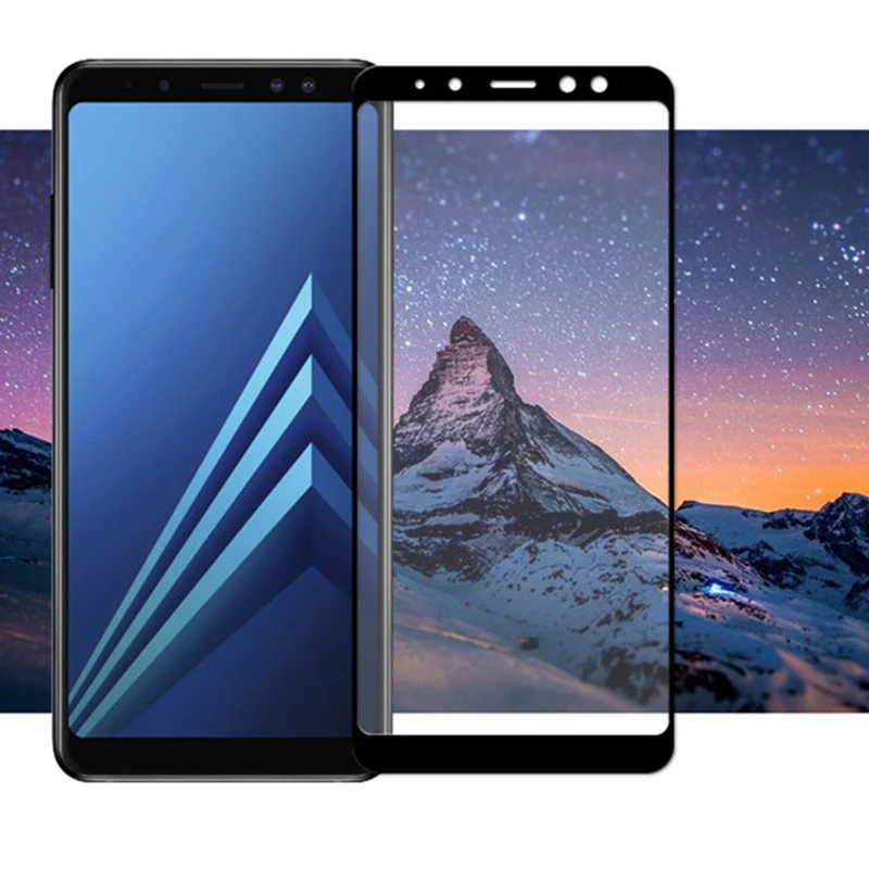 Защитное стекло для samsung Galaxy A8 чехол из закаленного стекла для samsung A8 Plus A 8 A8Plus A530 A8+ 8A 3D пленка