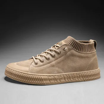 

2020 Popular Men Sock Sneakers Luxury Brand Casual Shoes For Youth High Top Men Leather Shoes Anti-Slip Walking Shoes Mens