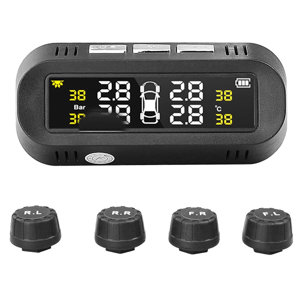 2020 Ʈ ڵ TPMS Ÿ̾ з ͸ ý, ¾籤  LCD ÷, ڵ  Ÿ̾ з 溸 ý