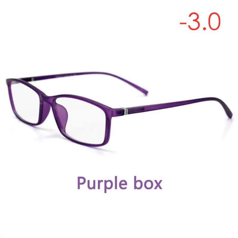 G452 Purple box GLTREE Ультралегкая оправа для очков оптическая оправа женские очки 0-500 градусов миопическая линза nerd черные красные очки оправа G452 - Цвет оправы: G452 Purple box