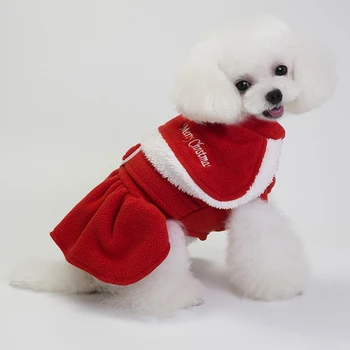 

Christmas Dog Clothes Pet Costume Lovely Warm Dog Dress Dog Sweatshirt For Dogs Cats Autumn Winter Christmas