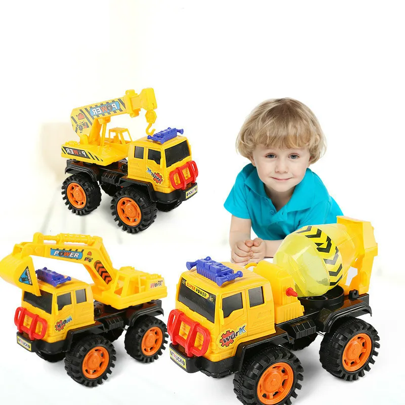 

Baby Classic Simulation Engineering Car Toy Excavator Model Tractor Toy Dump Truck Modelchildren's Toy Beach Outdoor Digging Toy