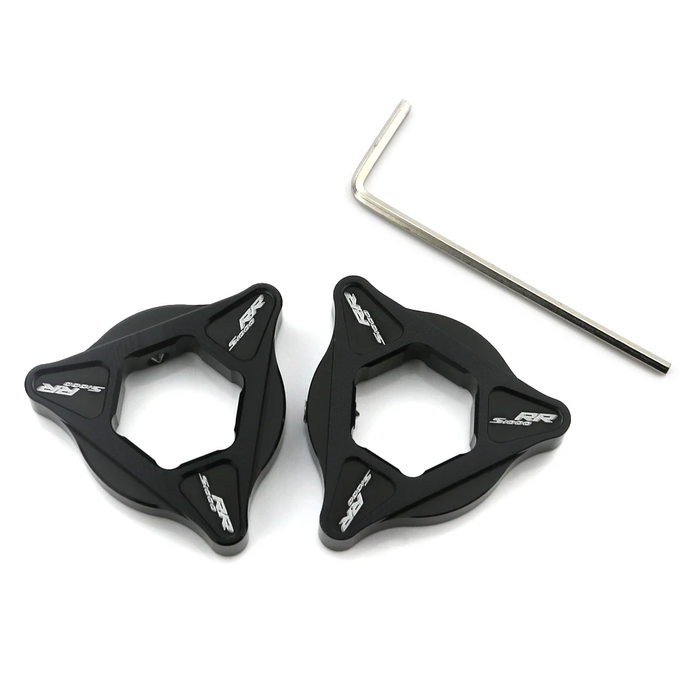 

Motorcycle Parts For BMW S1000RR 2009-2020 17mm Front Fork Preload Adjuster Hexagon Design CNC Aluminum Adjusters