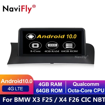 

4G LTE Android 10.0 CAR DVD RADIO FOR BMW X3 F25, X4 F26 CIC/NBT player audio stereo Multimedia GPS stereo monitor ips screen