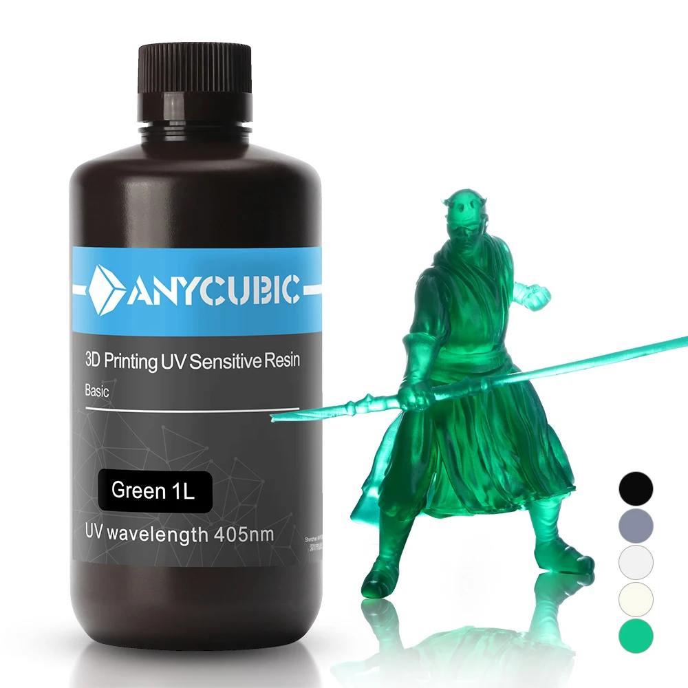3d-Printer ANYCUBIC SLA Photon S Uv-Curing-Resin Universal-405nm White Grey Black Like