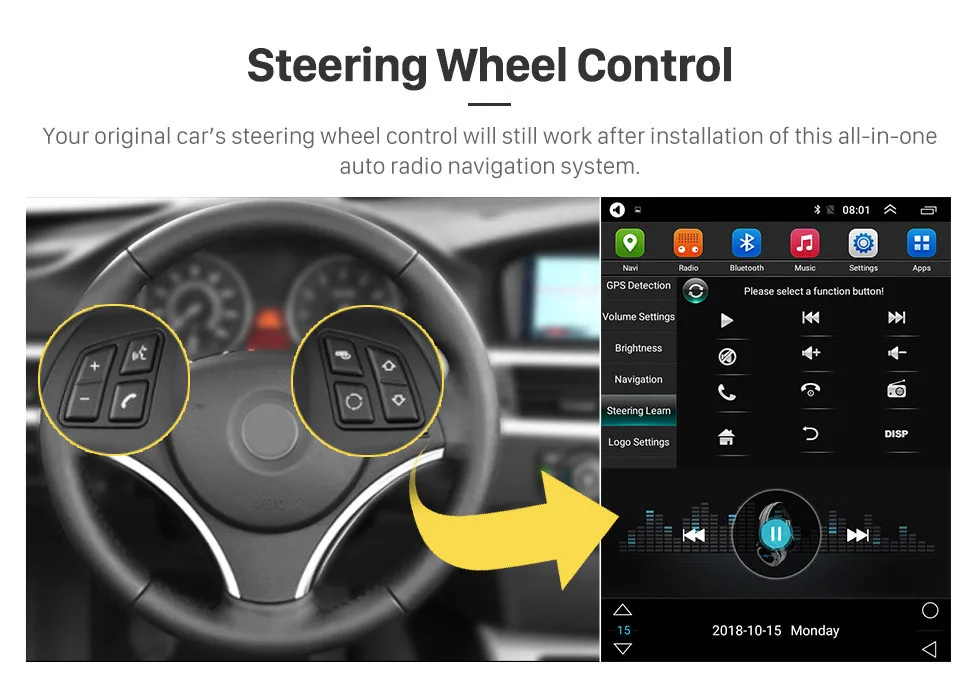 Top Harfey Unit Car GPS Navi 4G LTE Android 9.1 Radio 9.7" for 2008 2009 2010 2011 Toyota RAV4 support WIFI Digital TV 1080P Video 12