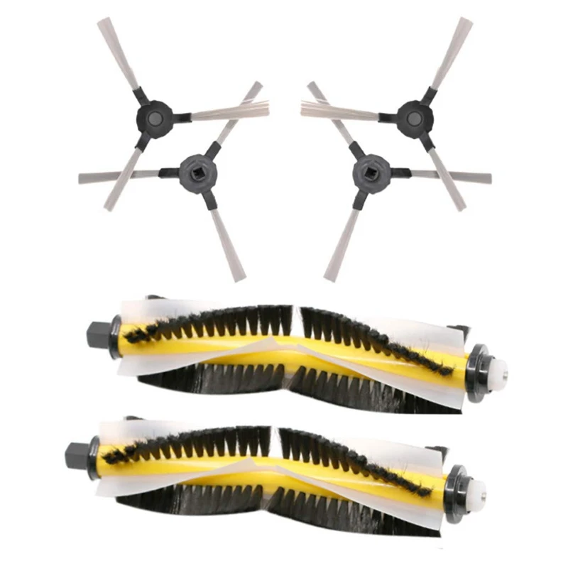 Sweeping Robot Roller Brush Side Brush Replace Cleaner Kit For Proscenic 780T 790T Accessories Black