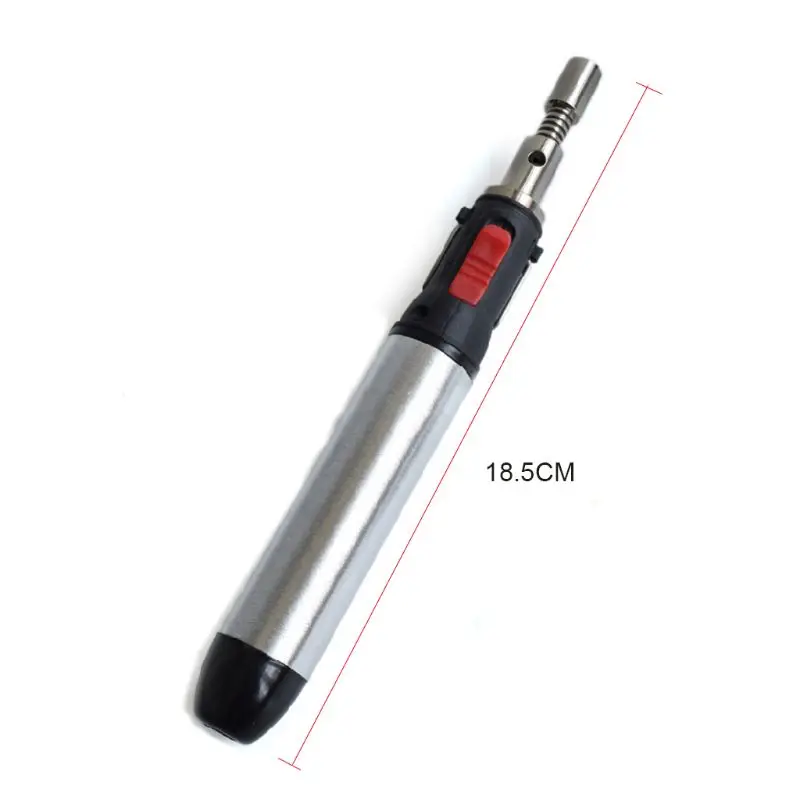 Pen-shaped Gas Soldering Iron HT-1937 Iron Light and Practical with Switch Gas Soldering Pen gas welding machine