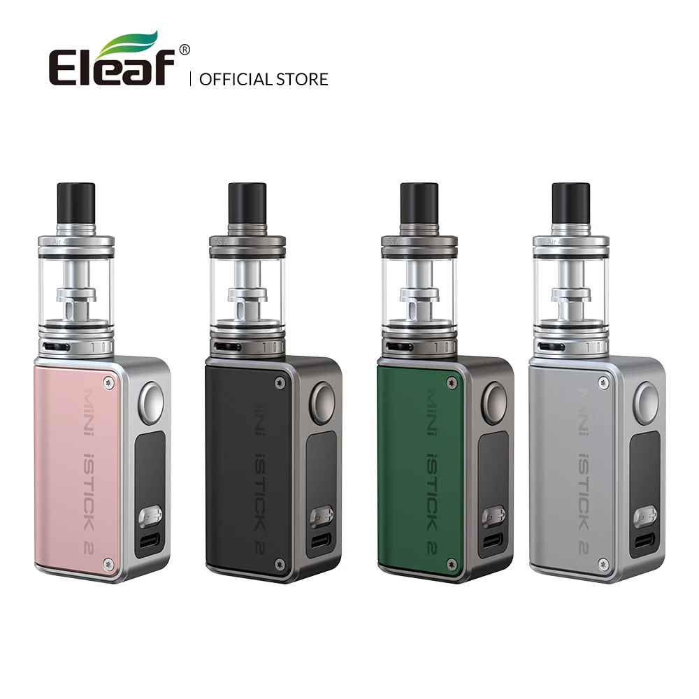 Оригинальный Eleaf Mini iStick 2 комплект с 5 мл GS Air 4 Tank 25 Вт 1050 мАч встроенный аккумулятор