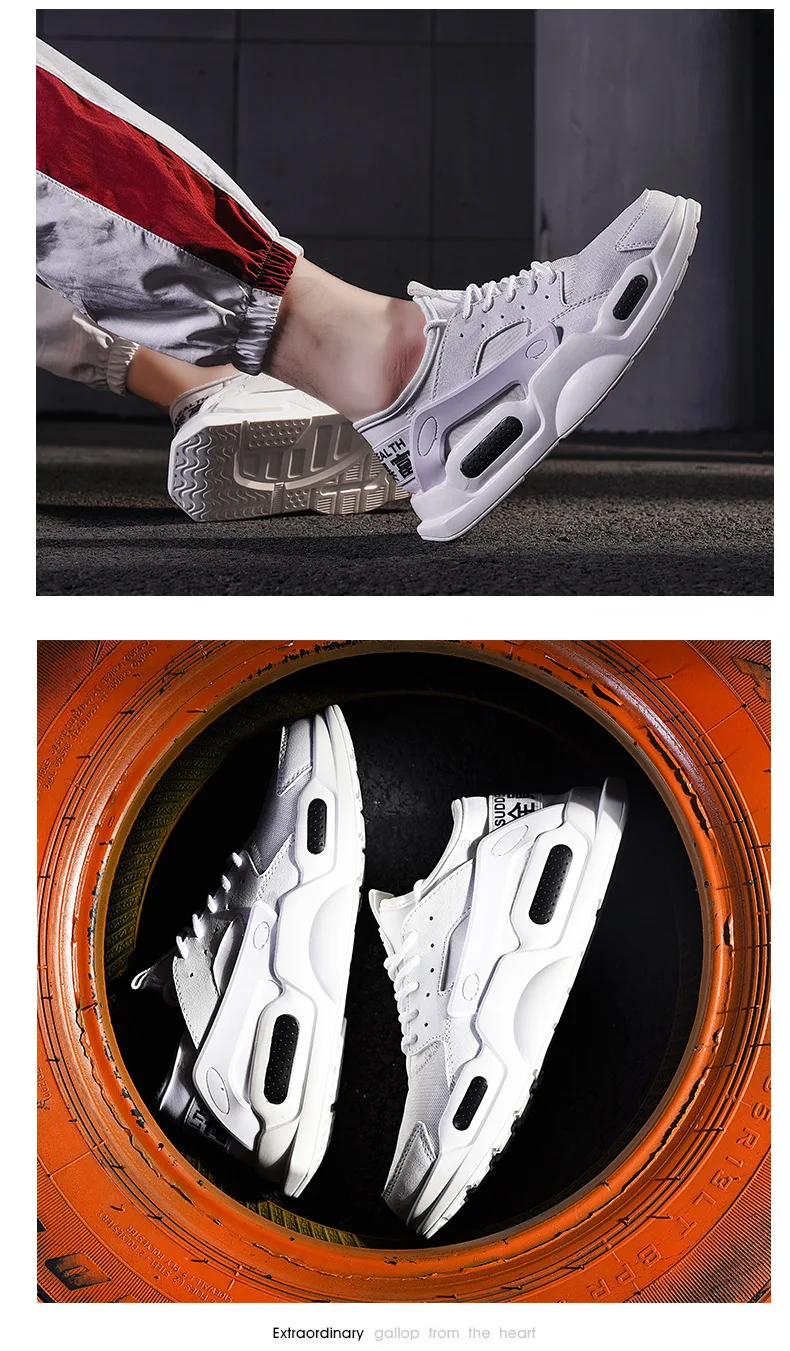 INS MEN'S SHOES Spring New Style Breathable Korean-style Online Celebrity-Casual Men Mesh Trendy Shoes Versatile Sports Daddy Sh