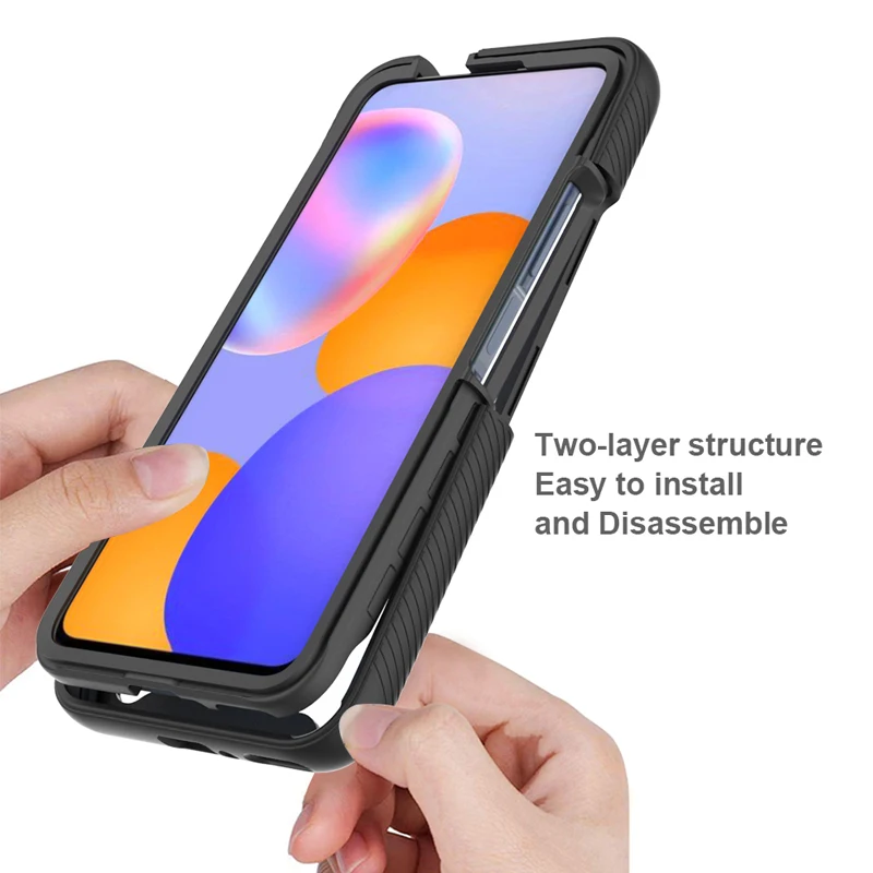 2 in 1 Full Protection Cover For Huawei Y9A Shockproof Crystal Clear Phone Case Enjoy 20 Plus Transparent Back Cover Capa huawei snorkeling case