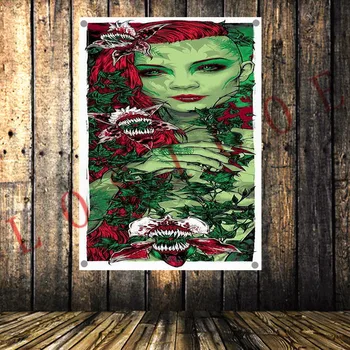 

Rock Heavy metal music Tattoo flag banner Vintage poster tapestry Hanging painting wall hanging Bar cafe concert home decor