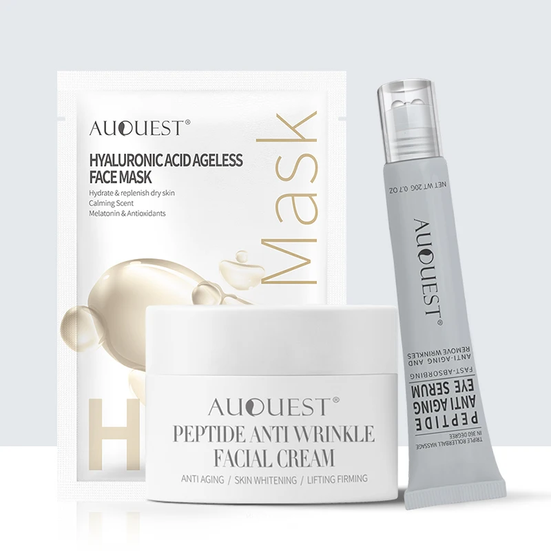 Auquest Lifting Skin Hyaluronic Acid Mask Ageless Peptide Eye Cream Moisturizer Face Wrinkle Cream Firming Skin Care Sets Aliexpress