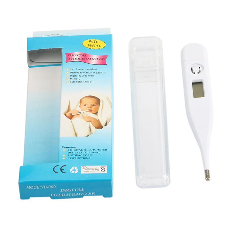 

Thermometer Soft Head Electronic LCD Baby Thermometer Kids Digital Body Temperature For Adult Fever Temperature Measuring