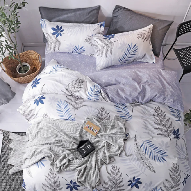 NTNT 04 Ultratex домашний текстиль с принтом разных цветов разных размеров удобные матовые замшевые комплекты постельного белья пододеяльник кровать Sh