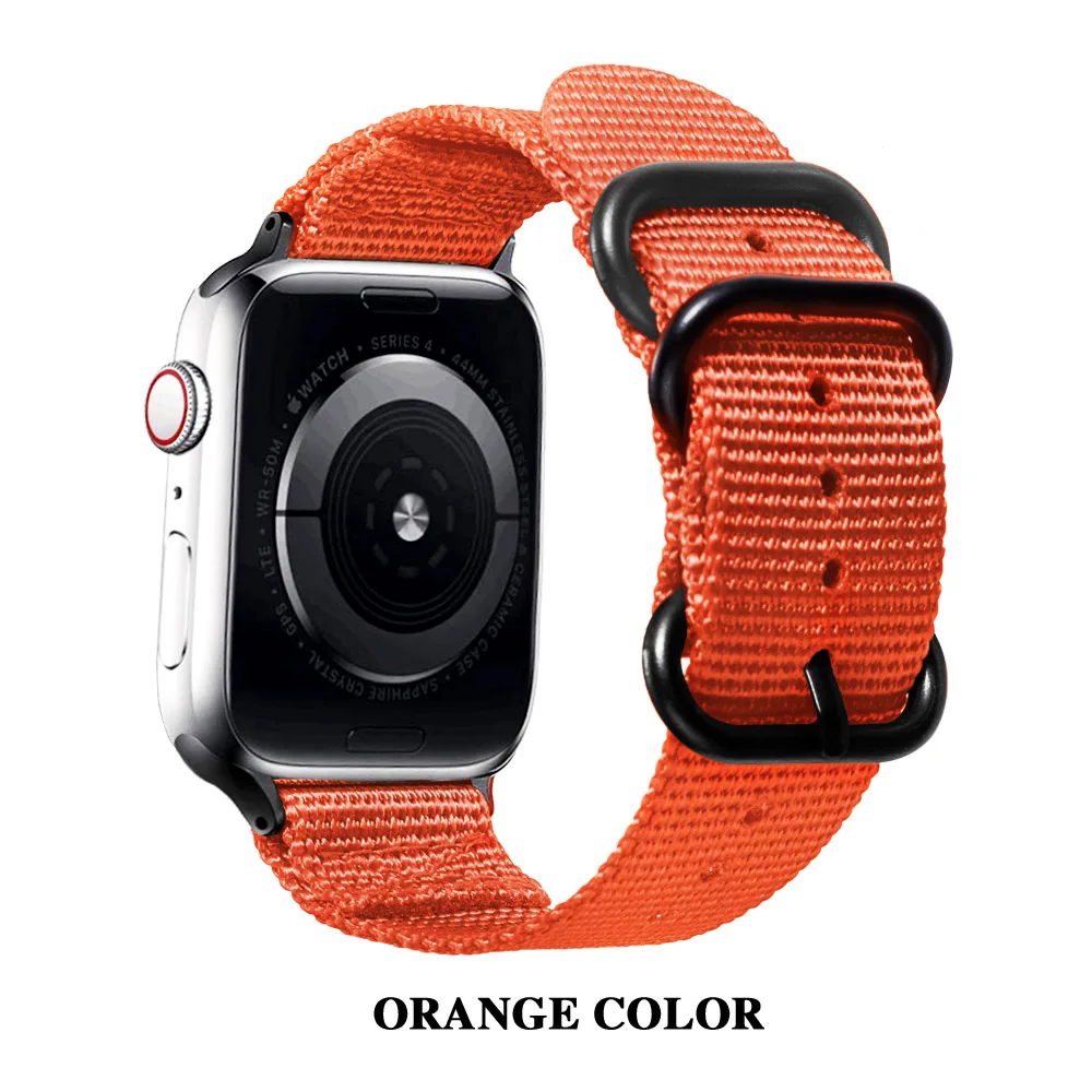 Strap for Apple watch 5 4 44mm 40mm Sport Loop bracelet probefit apply to iWatch 3 2 1 42mm 38mm Accessories Nylon Watchband