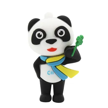 

TEXT ME 64GB cute cartoon Panda model usb flash drive usb 2.0 4GB 8GB 16GB 32GB creative pendrive