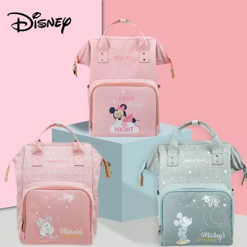 

Disney Diaper Bags Waterproof Baby Storage Bag Mother Large Capacity Baby Bag Maternal Baby Care Mother Diaper Bags Travel Bag