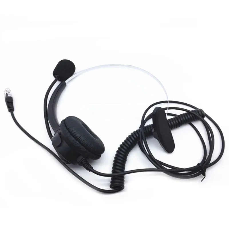 

4PIN Handset earphone operator dedicated to fixed-line phone customer service headset