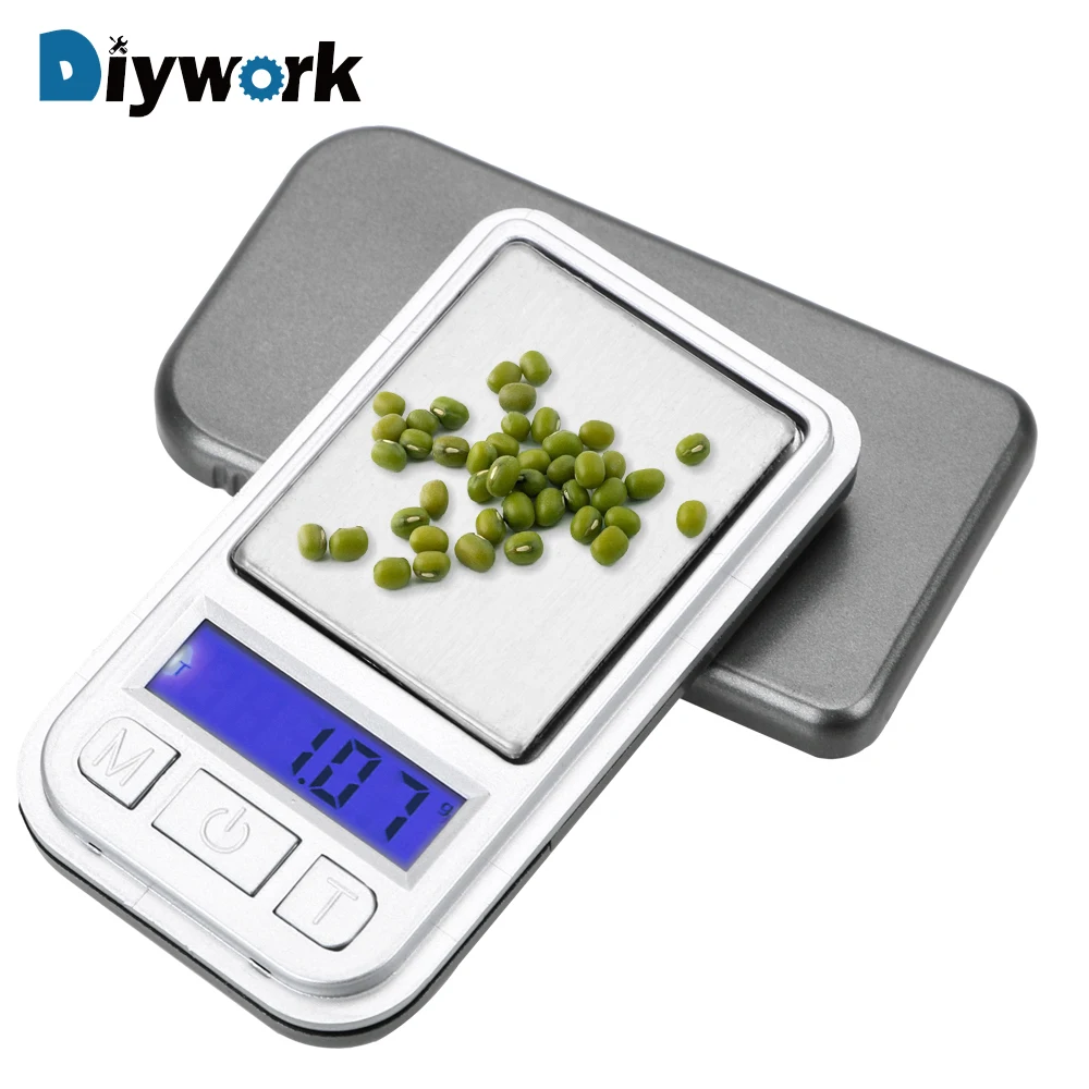 

DIYWORK 200g x 0.01g Portable Jewelry Weight Tool Mini Precision Digita Easy And Convenient Weight Electronic Scales Weight Tool