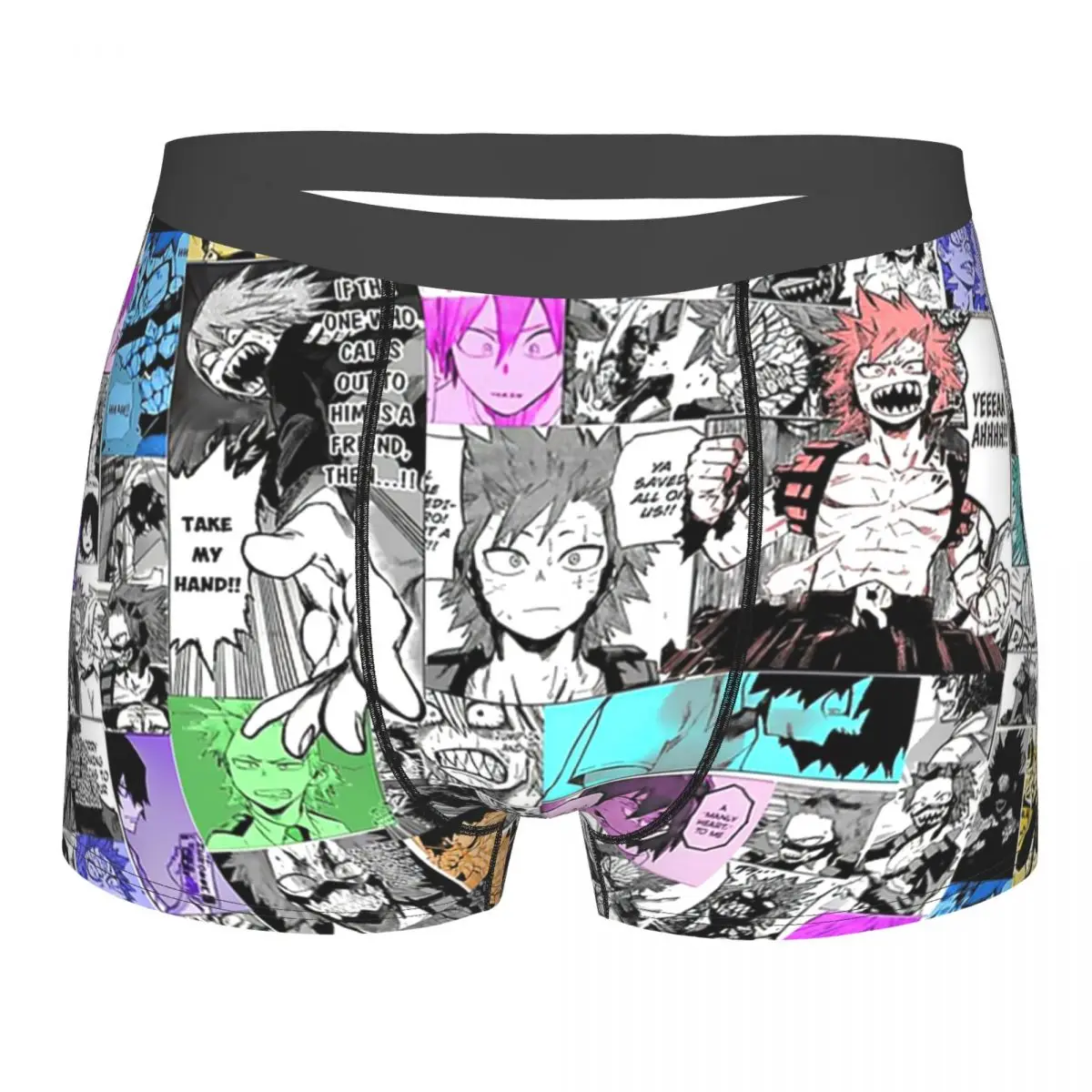 Red Riot V2 Underpants Breathbale Panties Male Underwear Print Shorts Boxer Briefs