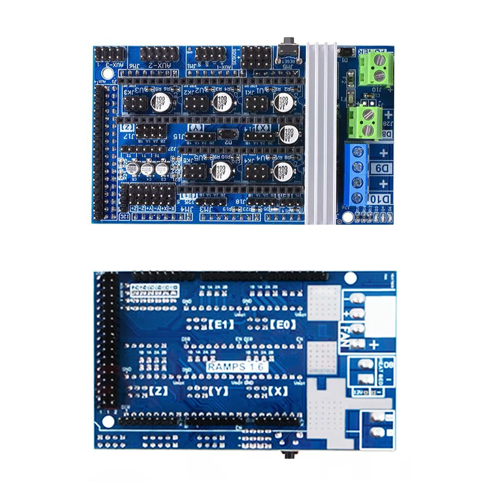 Ramps 1.6 Expansion Control Panel with Heatsink Upgraded Ramps 1.4/1.5 for arduino 3D Printer Board head printer brother 3D Printer Parts & Accessories