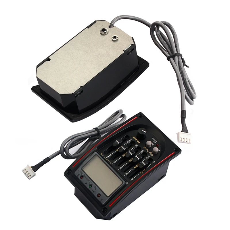 Dropship-5-Band эквалайзер предусилитель звукосниматель ЖК-тюнер с микрофоном набор LC-51 для акустической/классической запасные части для гитары
