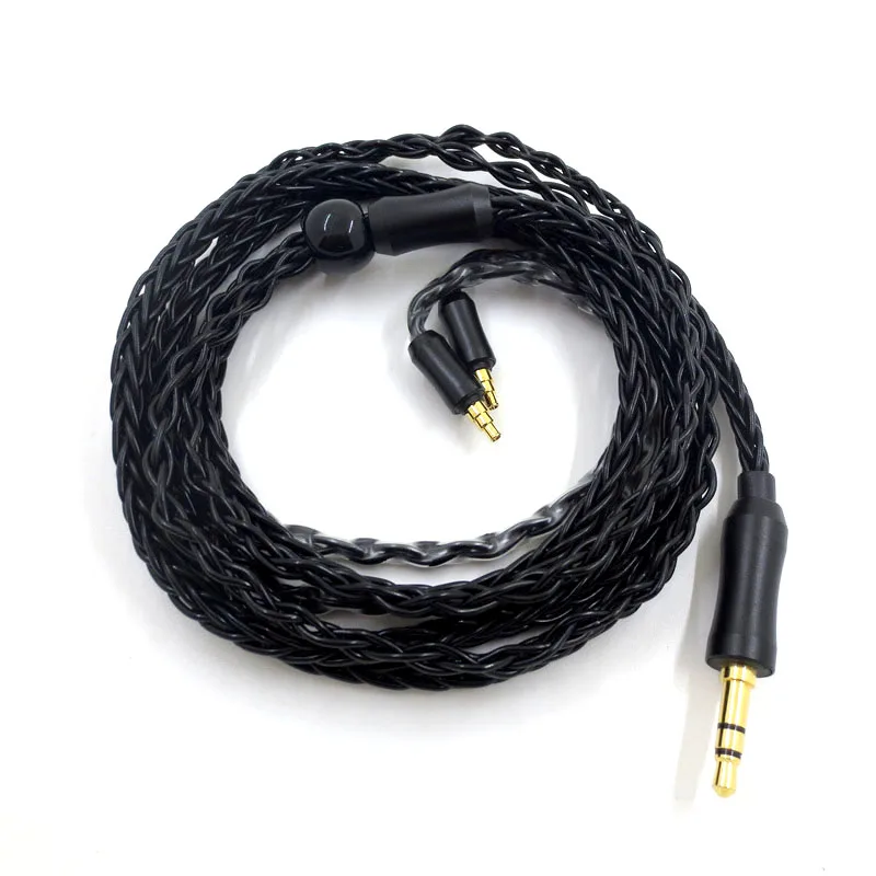 Replacement Audio Cable for Sennheiser IE40PRO Headphones Upgrade Cable Headphone Extension Cord Black 
