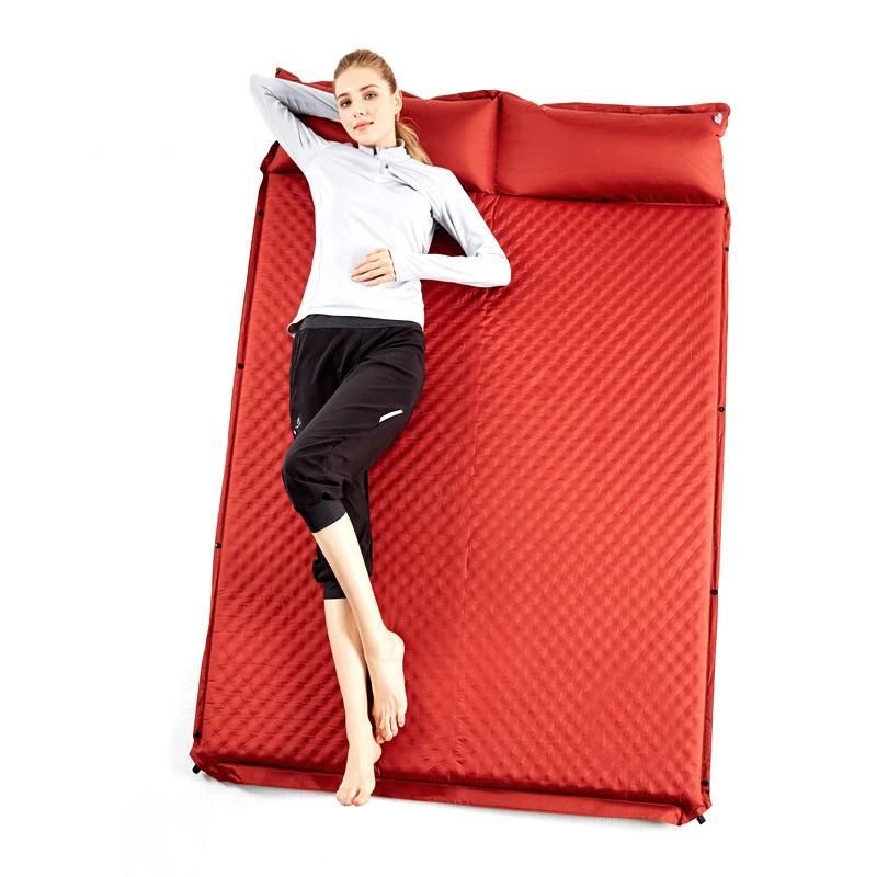 

Outdoor Thick 5cm Automatic Inflatable Cushion Pad Outdoor Tent Camping Mats Double Inflatable Bed Mattress 2 Colors