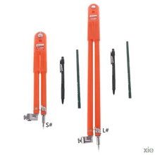 Плотник прецизионные карандашные компасы большого диаметра регулируемые разделители кромки маркировочные строчки компас