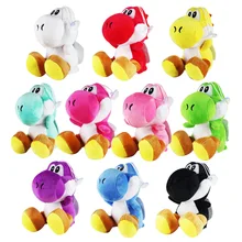 Poupées en peluche Dragon vert, 17cm, jouets animaux, 10 couleurs au choix