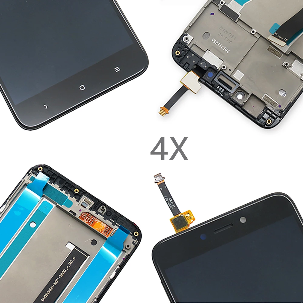 5," для XIAOMI Redmi 4X ЖК-дисплей сенсорный экран с рамкой дигитайзер Замена для XIAOMI Redmi 4X дисплей 4X Pro ЖК