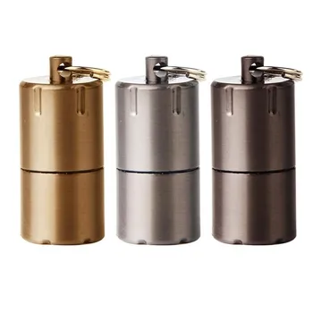 

Mini Lighter Small Creative Keychain Kerosene Oil Cigarette Lighter Aluminum Alloy Pendant Key Ring Keychain Outdoor Tools Decor