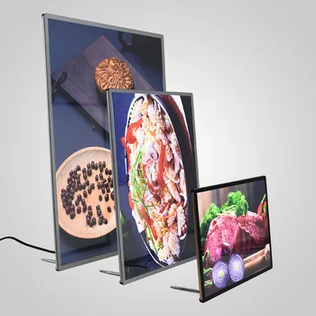 

A4 signs fast food display restaurant menu frame restaurant signboard