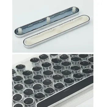 

104 Keys Retro Round Keycaps Double Shot DIY Steam Punk Steampunk Typewriter Keycaps for Backlit Classy Player Stylized M0XB