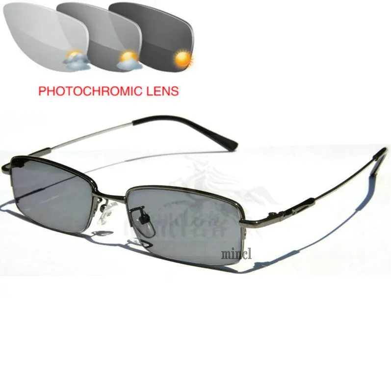 BLACK MINCL/ новые Фотохроматические прогрессивные Multifocus очки для чтения для мужчин регулируемое видение с коробкой FML - Frame Color: BLACK