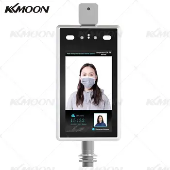 

KKMOON Non-Contact Face Recognition Infrared Termometro Infrared Thermal Imager Temperature Meter System Attendance Machine