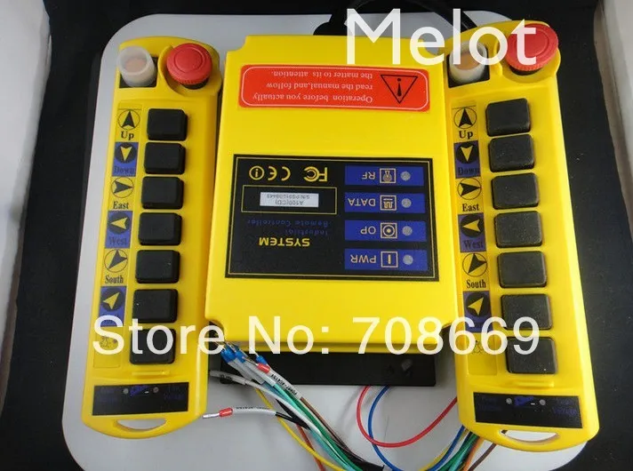 

1 Speed 2 Transmitters 8 Channels Hoist Crane Radio Remote Control System A100
